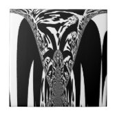 Carreau Art Abstrait africain (Devant)