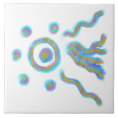 Carreau Art Abstrait coloré (Devant)