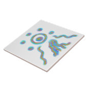 Carreau Art Abstrait coloré (Côté)