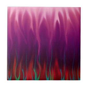 Carreau Art Abstrait - Flammes