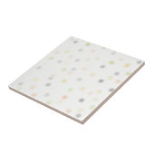 Carreau Art Abstrait Minimalisme Petits Points Pastel (Côté)