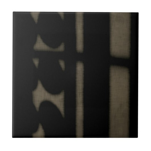 Carreau Art Abstrait noir (Devant)