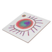 Carreau Art Abstrait original (Côté)