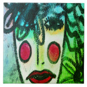 Carreau Art Abstrait original (Devant)