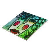 Carreau Art Abstrait original (Côté)