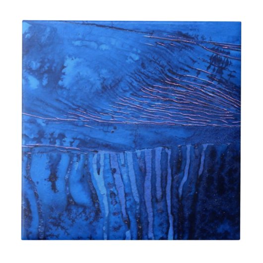 Carreau Art Abstrait original Deep Waters #2 Carrelage en (Devant)