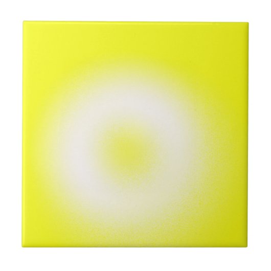 Carreau Art Abstrait Pastel Jaune Blanc (Devant)