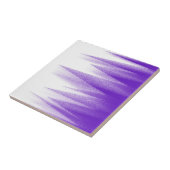 Carreau Art Abstrait Pastel Lavender violet blanc (Côté)