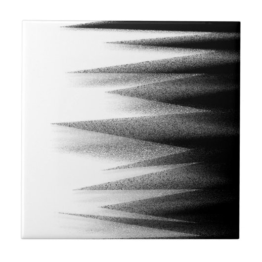 Carreau Art Abstrait Pastel Noir Blanc Gras (Devant)