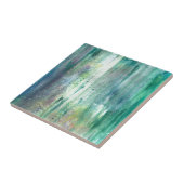 Carreau Art Abstrait Wabi Sabi Peint À La Main (Côté)