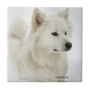 Carreau Art américain de chien esquimau