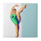 Carreau Art augmenté par jambe de danseur (Devant)