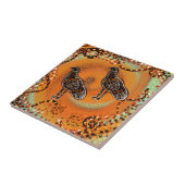 CARREAU ART AUSTRALIEN (Côté)