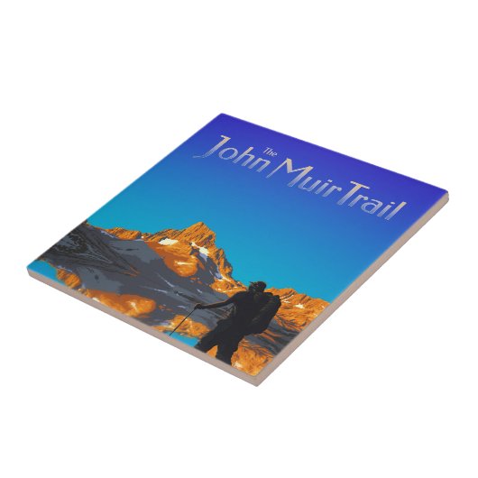 Carreau Art - Banner Peak - John Muir Trail Texte (Côté)
