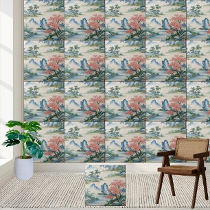 Carreau Art Chinois traditionnel Chinoiserie Carrelage pay