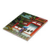 Carreau Art classique japonais oriental frais de pluie de (Côté)