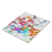 Carreau Art coloré (Côté)