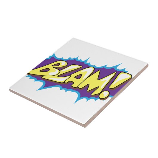 Carreau Art de bruit Blam comique ! (Côté)