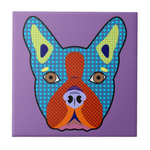 Carreau Art de bruit de Boston Terrier