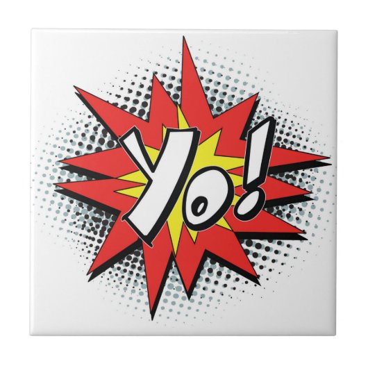 Carreau Art de bruit Yo comique ! (Devant)