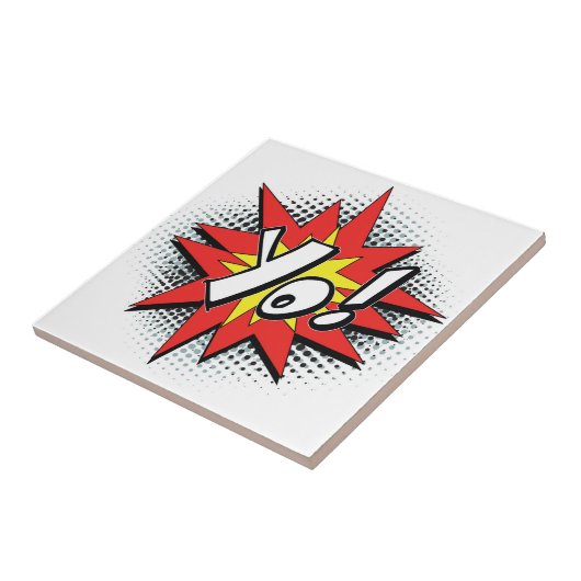 Carreau Art de bruit Yo comique ! (Côté)