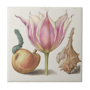 Carreau Art de calligraphie de la Renaissance Fleur de tul