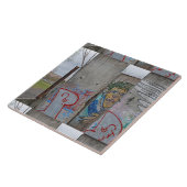 Carreau Art de graffiti de mur de Berlin (Côté)