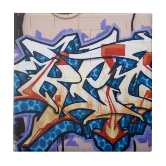 Carreau Art de graffiti de rue (Devant)