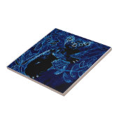 Carreau Art de la faune Koala Bear Blue (Côté)