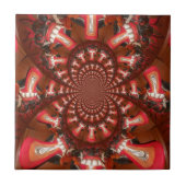 Carreau Art de langue kaléidoscope Impression/graphique (Devant)