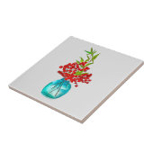 Carreau Art de l'aquarelle Red Berries (Côté)