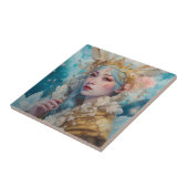 Carreau Art de l'Imaginaire de la Reine des neiges (Côté)