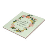 Carreau Art de vers de bible - 2h13 de Philippiens (Côté)