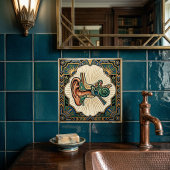 Carreau Art Deco Anatomical Ear Laryngology 