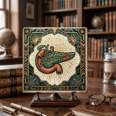 Carreau Art Deco Anatomical Pancreas Diabetes