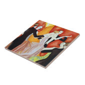 Carreau Art Deco Dancing Couples 1920s Ballroom  (Côté)