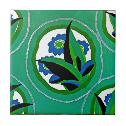 Carreau Art Déco de Seguy #11 à Emporio Moffa (Devant)