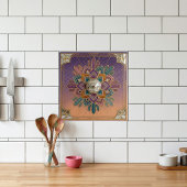 Carreau Art Deco Desert Disco Mandala Ceramic Tile