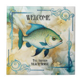 Carreau Art Déco Fish Ocean Beach House Carrelage céramiqu (Devant)