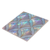 Carreau Art Déco iridescent vitrail ID1177 (Côté)