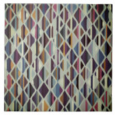 Carreau Art déco moderne multicolore (Devant)