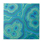 Carreau Art d'original de malachite et d'azurite (Devant)