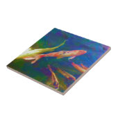 Carreau Art du poisson sous-marin tropical (Côté)