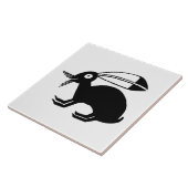 Carreau Art du Sud-Ouest Mimbres antique Poterie Rabbit (Côté)