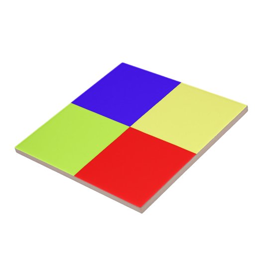 Carreau Art en bloc couleur (Côté)