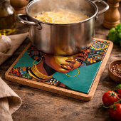 Carreau Art féminin africain-américain