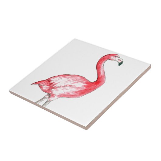 Carreau Art Flamant rose (Côté)