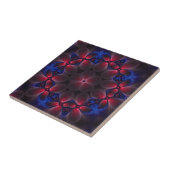 Carreau Art fractal numérique violet cool (Côté)