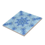 Carreau Art géométrique des cheveux fées bleues (Côté)