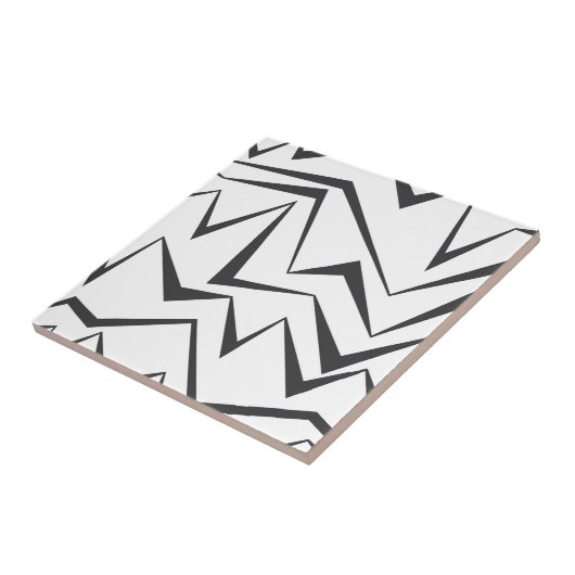 Carreau Art graphique abstrait moderne, dynamique, simple  (Côté)